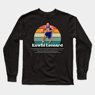 Kawhi Leonard Vintage V1 Long Sleeve T-Shirt